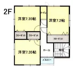 2F間取り図