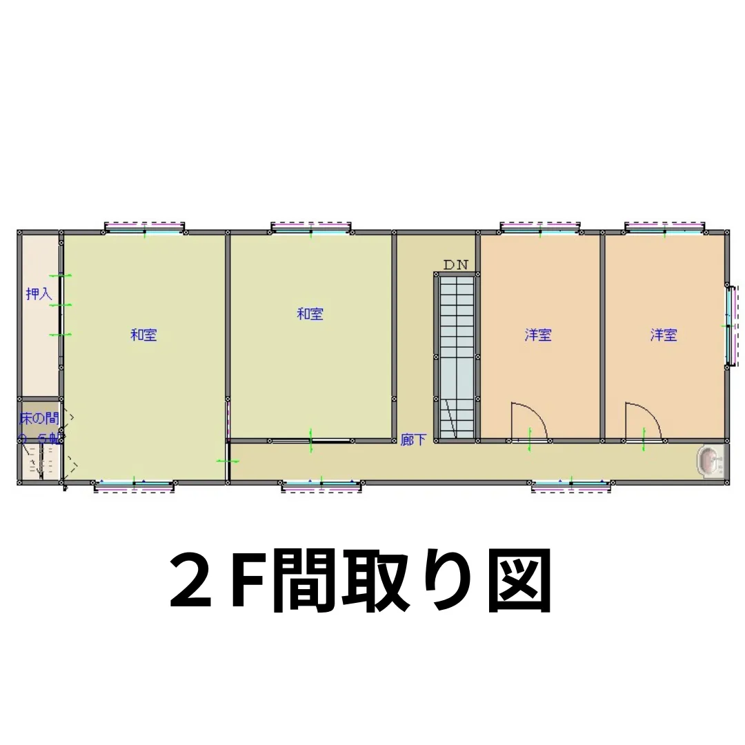 2F間取り図