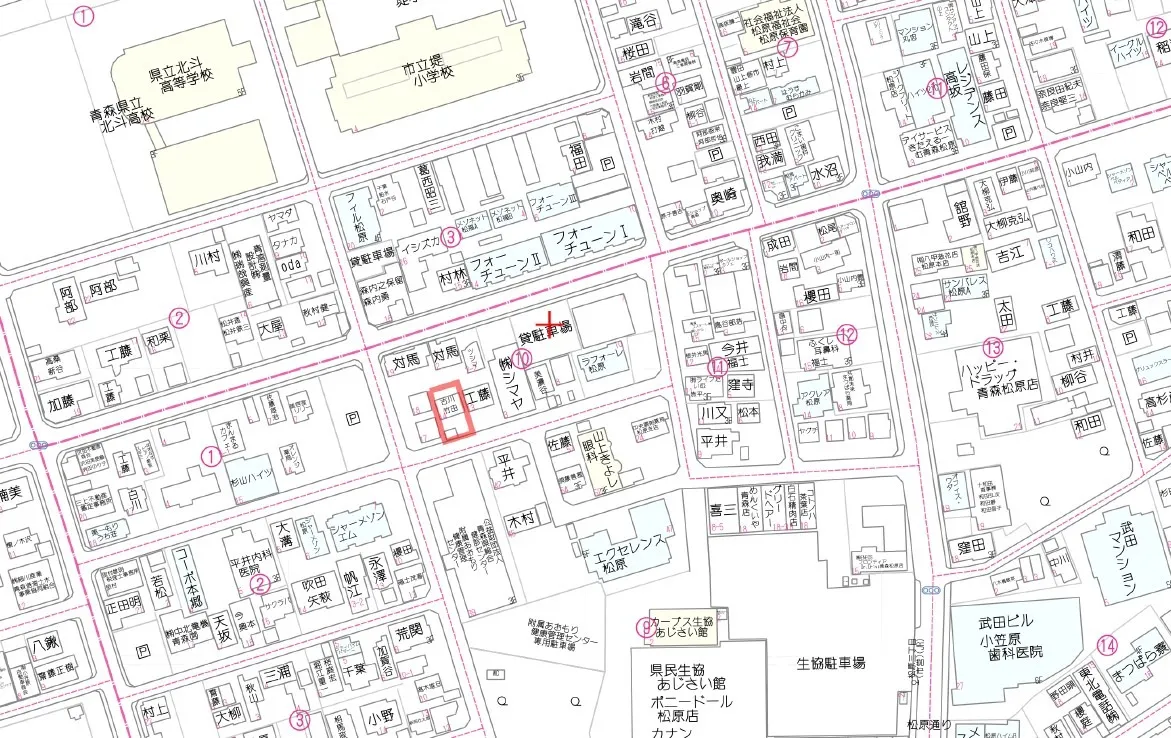 物件位置図