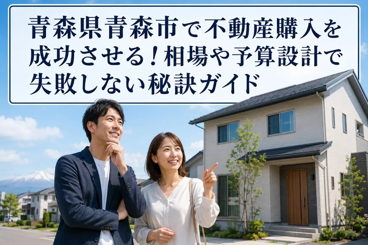 青森県青森市で不動産購入を成功させるための条件整理と購入後まで見据えた完全ガイド